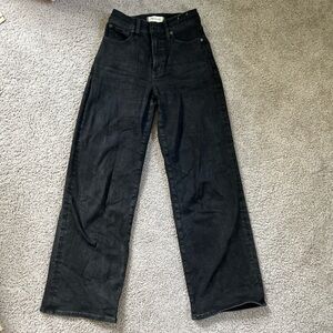 Madewell wide leg jeans